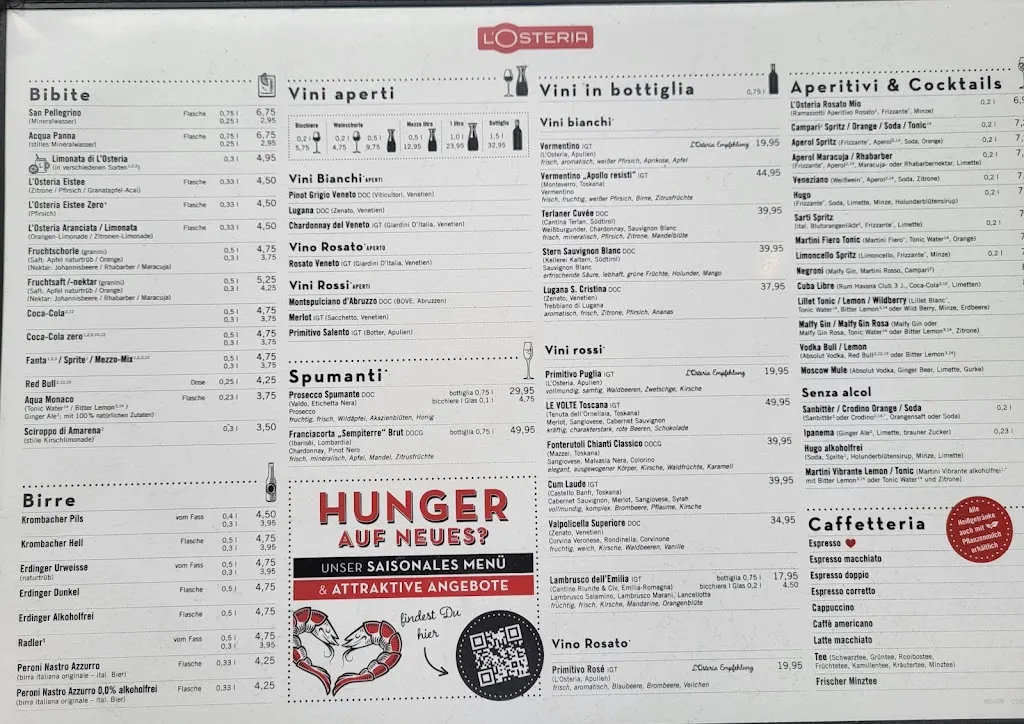 Menu_L'Osteria Gelsenkirchen_Gelsenkirchen_image_1