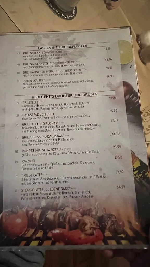 Menu_Restaurant Goldene Gans_Gelsenkirchen_immagine_3