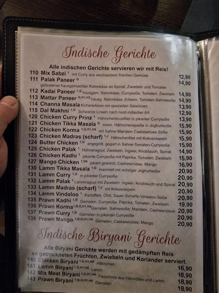 Menu_Restaurant Prinz Buer_Gelsenkirchen_immagine_1