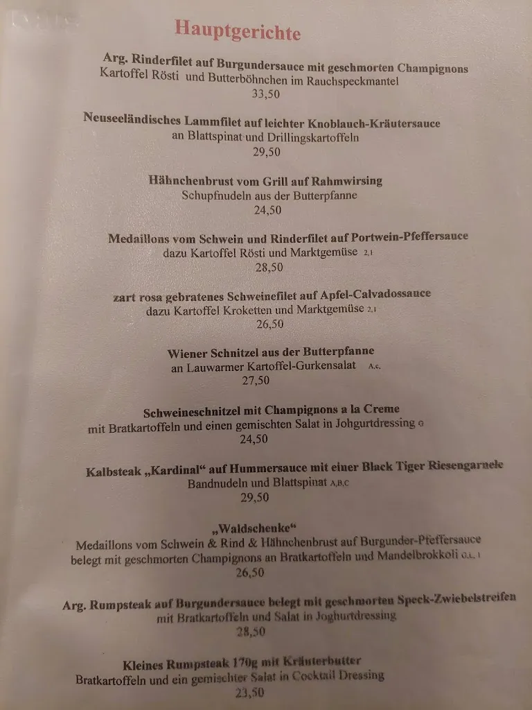 Menu_Waldschenke Avino_Gelsenkirchen_image_1