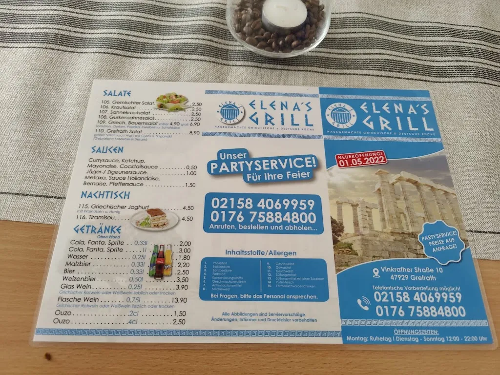 Menu_ELENA'S GRILL_Grefrath_image_4