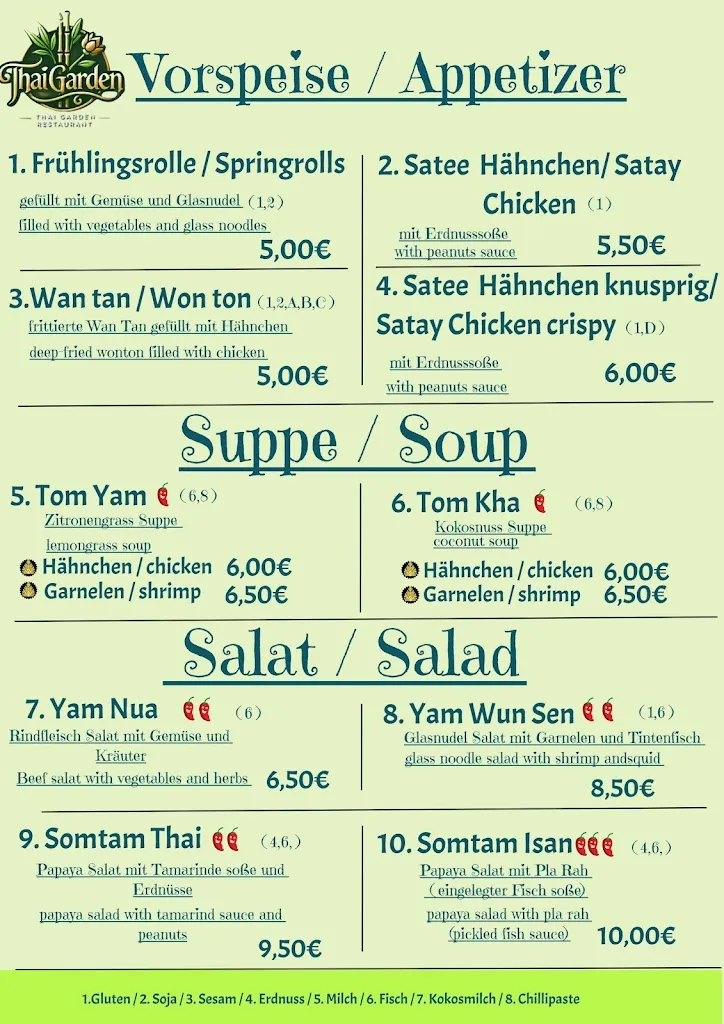 Menu_Thai Garden Restaurant in Gladbeck_Gladbeck_image_3
