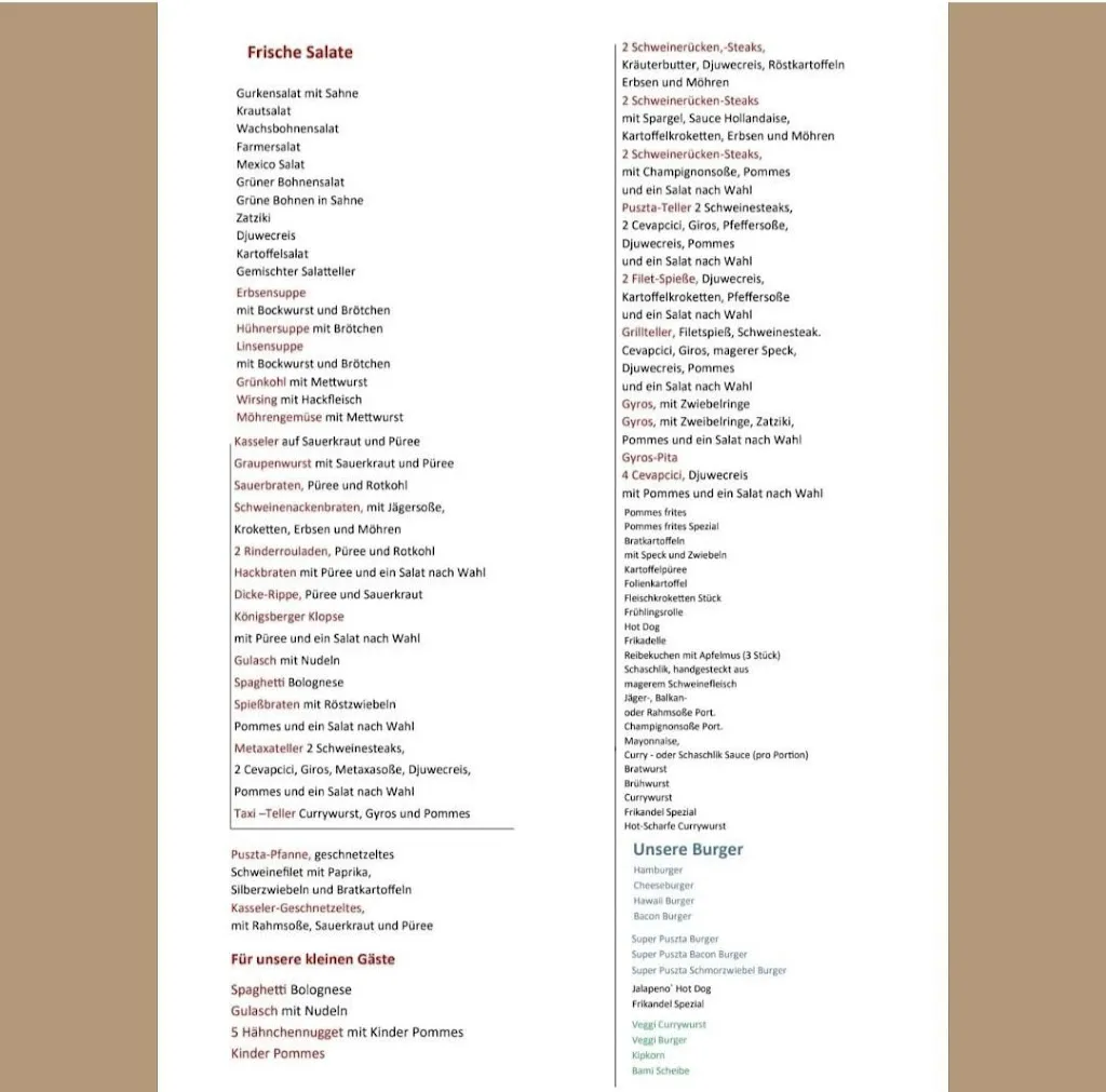 Menu_Puszta Stube Gladbeck_Gladbeck_image_1