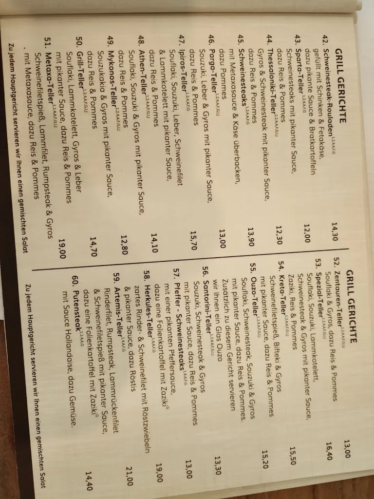 Menu_Restaurant Artemis_Gladbeck_image_3