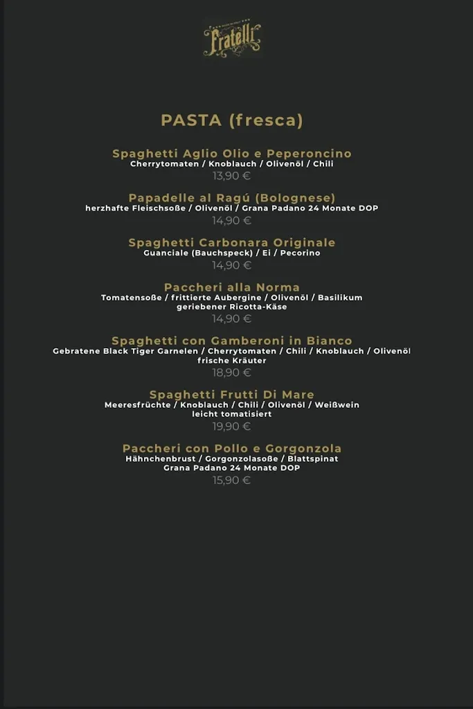Menu_Restaurant Fratelli - Bottrop_Bottrop_immagine_3