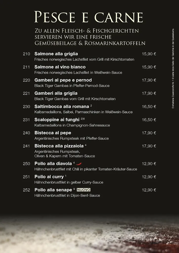 Menu_La Fiamma_Gladbeck_image_4