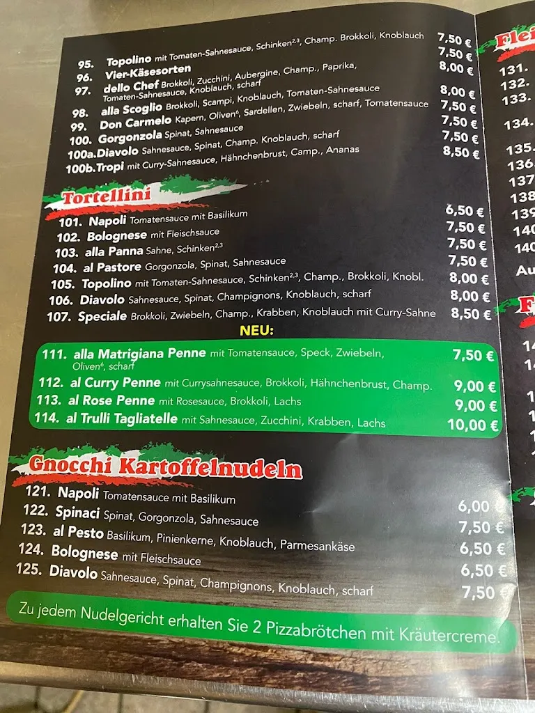 Menu_Pizzeria Topolino_Gladbeck_imagen_2