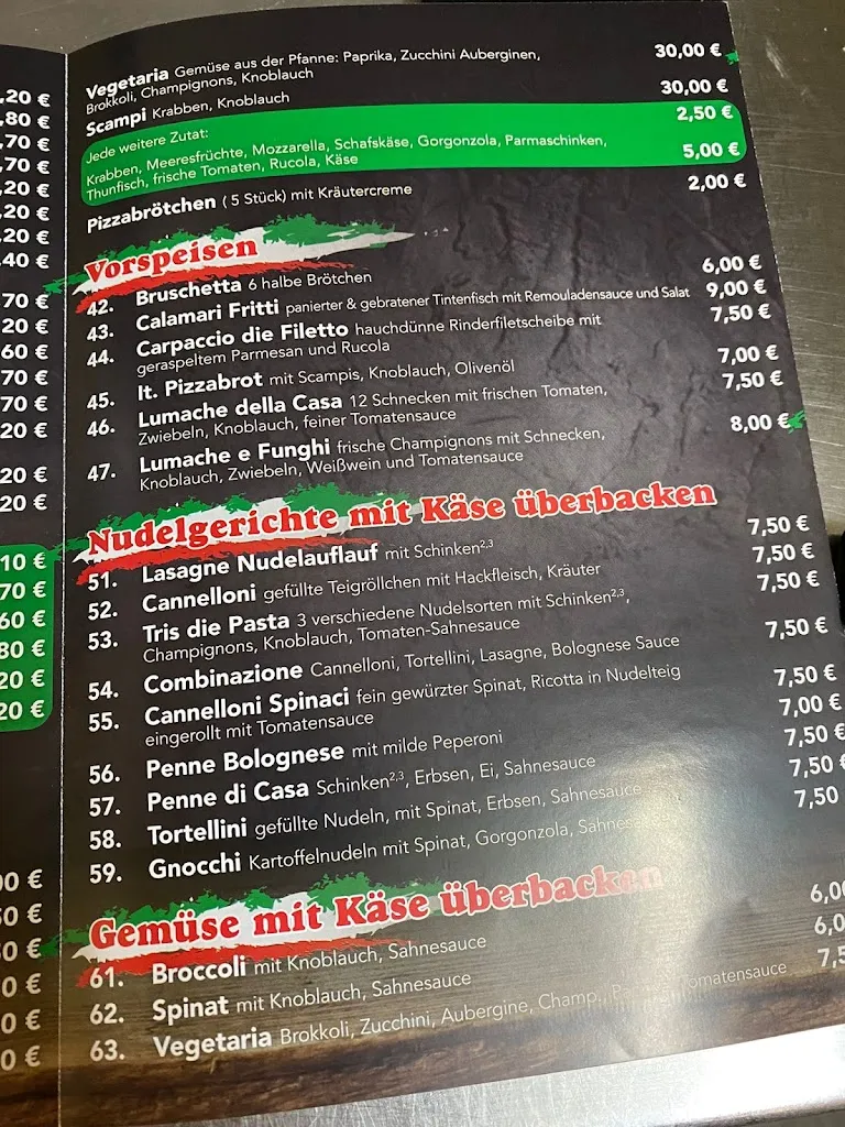 Menu_Pizzeria Topolino_Gladbeck_imagen_4