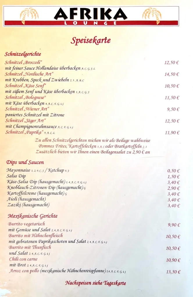 Menu_Afrika Lounge - Cocktailbar_Gladbeck_image_1