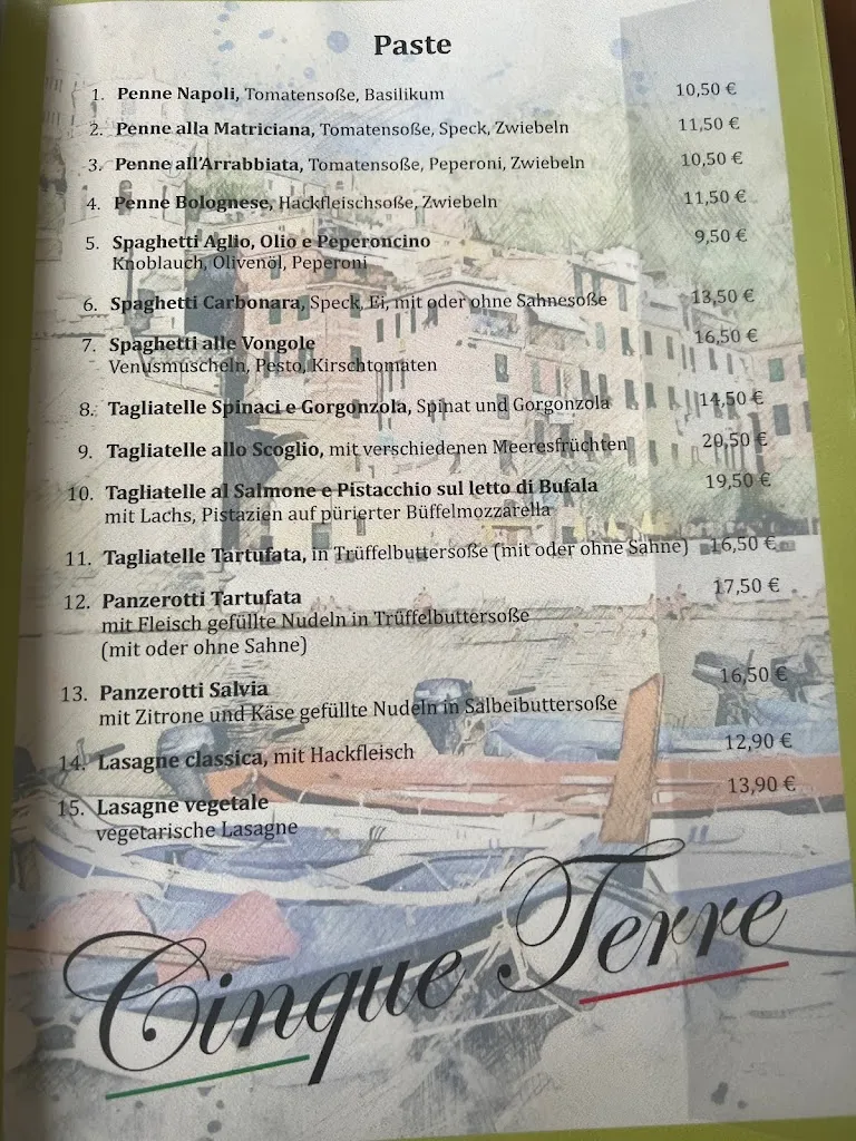 Menu_Pizzeria Ristorante Cinque Terre_Köln_image_4