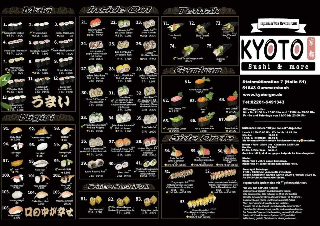 Menu_Kyoto Sushi & More_Gummersbach_image_1