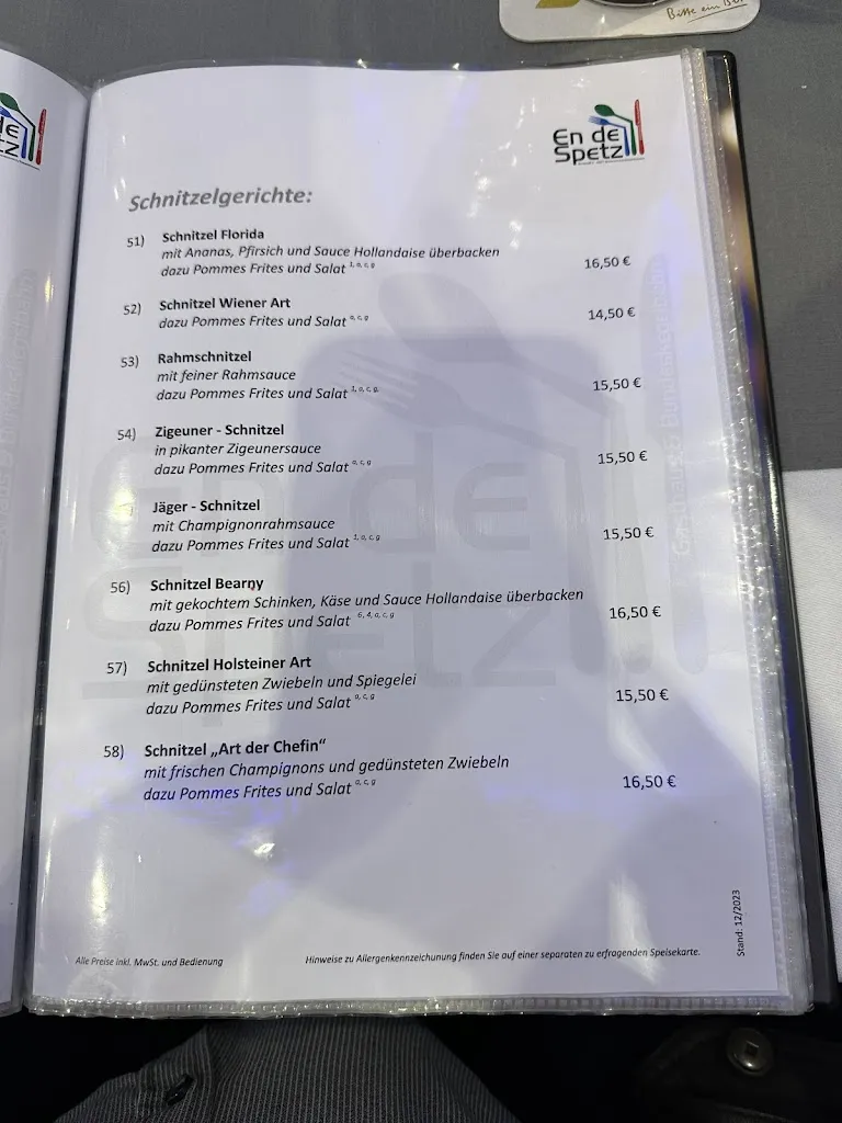 Menu_En de Spetz_Grevenbroich_immagine_4