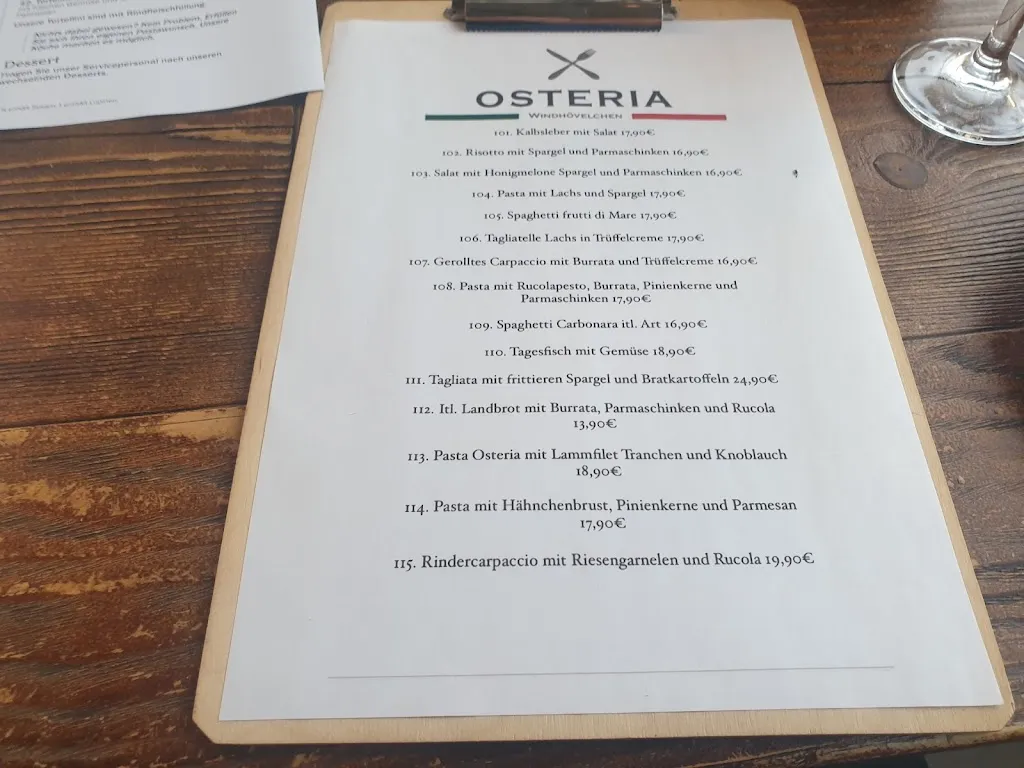 Menu_Osteria Windhövelchen_Haan_immagine_1