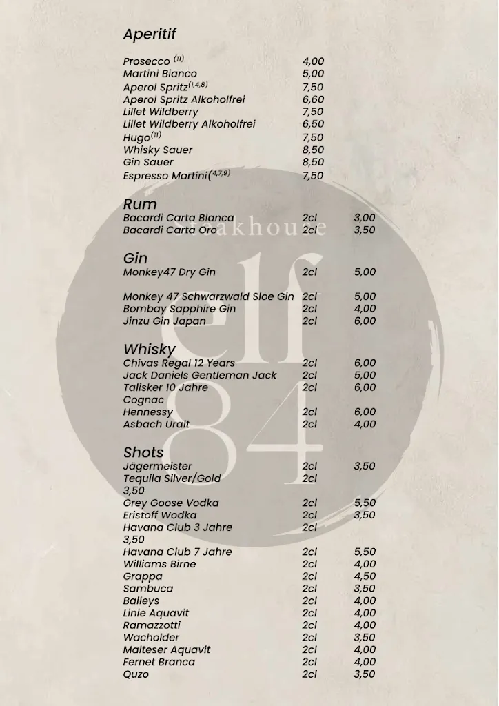 Menü_elf84 | Restaurant & Steakhouse_Gütersloh_Bild_3