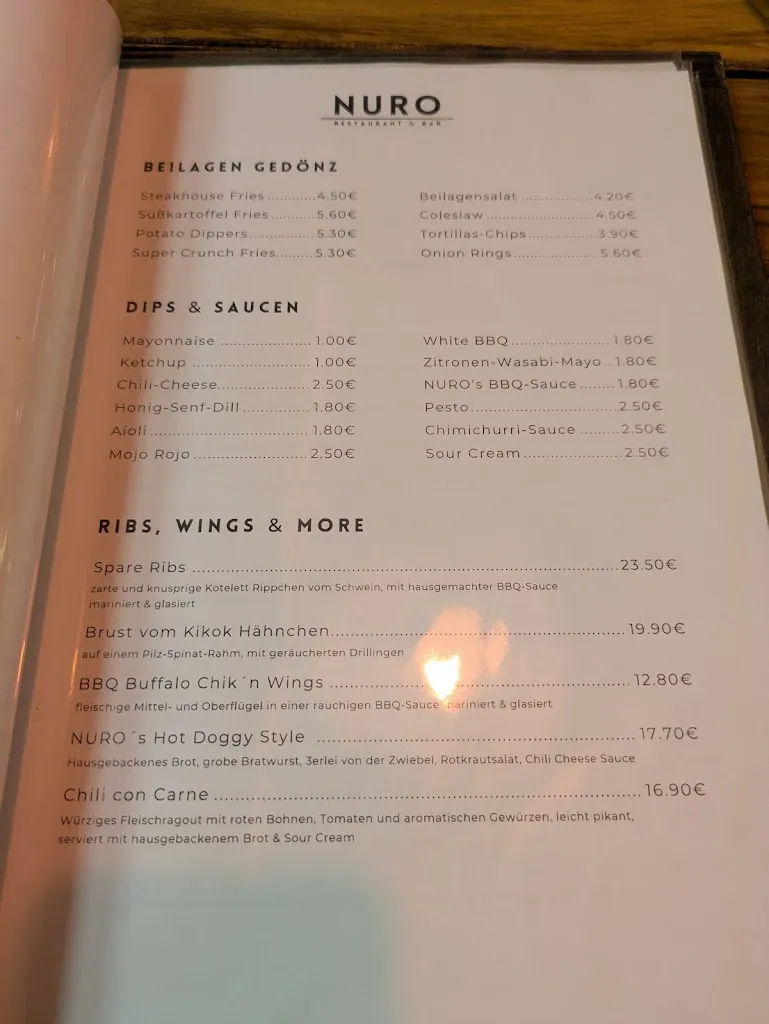 Menu_NURO Restaurant & Bar_Gütersloh_image_1