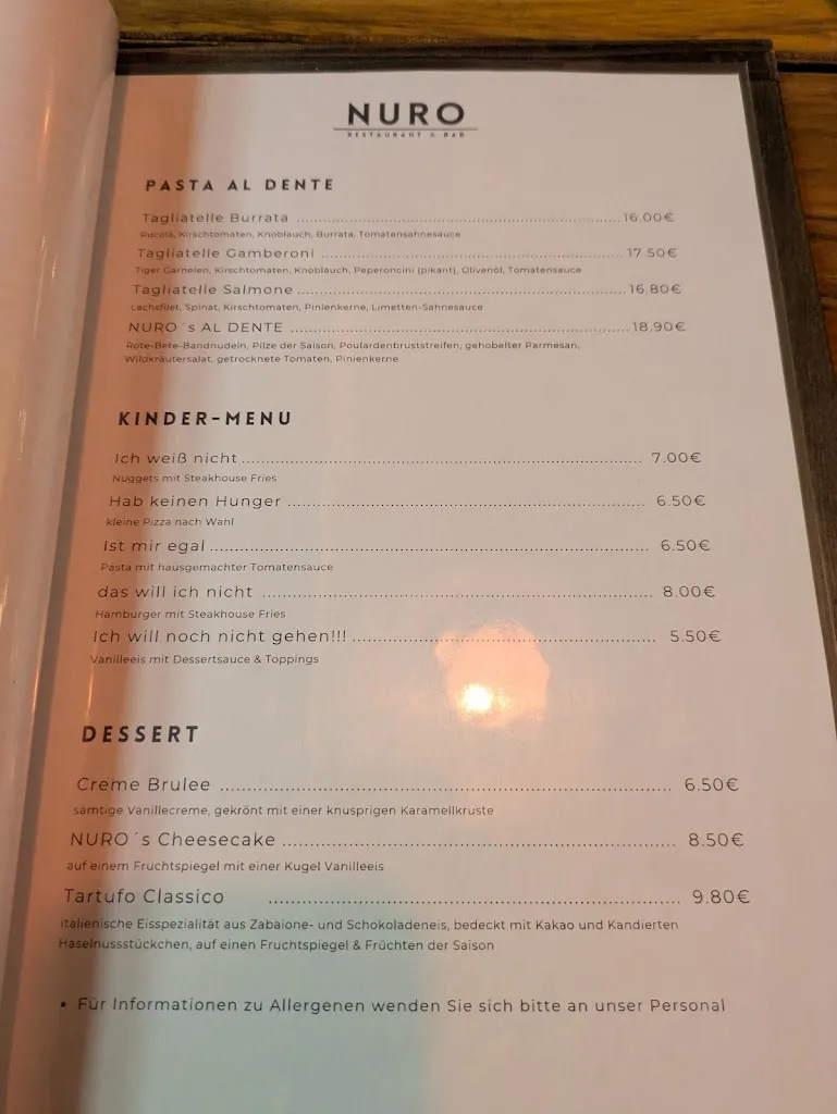 Menu_NURO Restaurant & Bar_Gütersloh_image_2