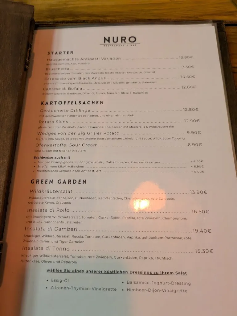 Menu_NURO Restaurant & Bar_Gütersloh_image_4