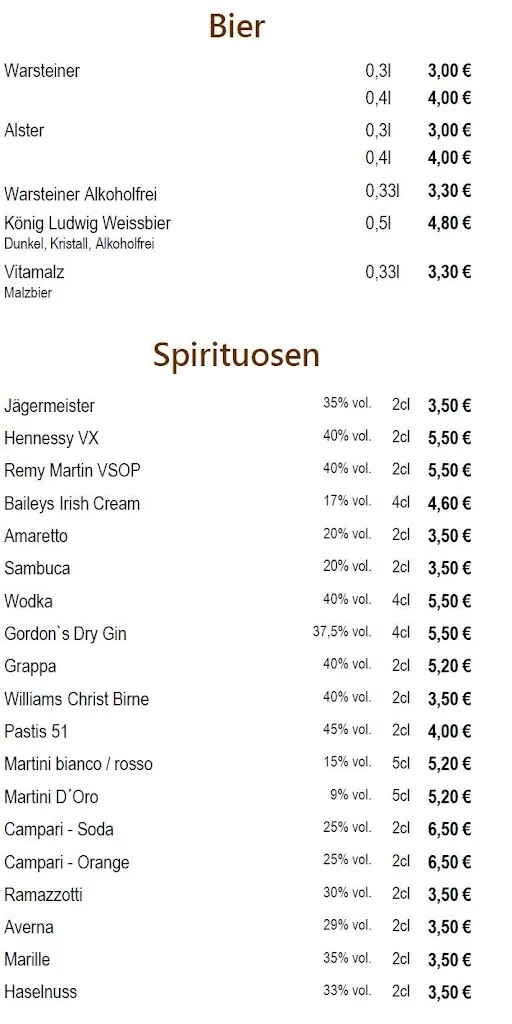 Menu_Pastis - Café de Paris -_Gütersloh_image_1