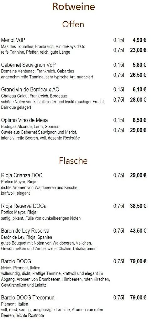 Menu_Pastis - Café de Paris -_Gütersloh_image_3