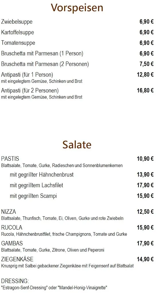 Menu_Pastis - Café de Paris -_Gütersloh_image_4