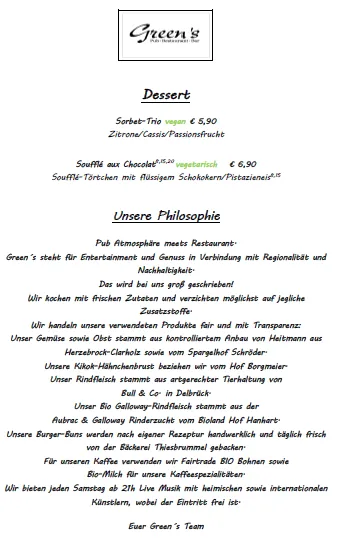 Menu_Green‘s_Gütersloh_image_3
