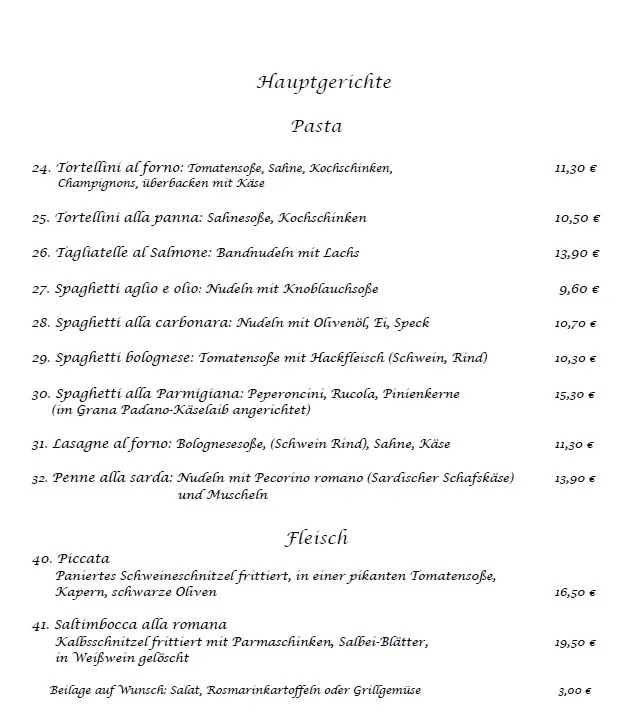 Menu_Restaurant La Taverna_Gütersloh_image_1