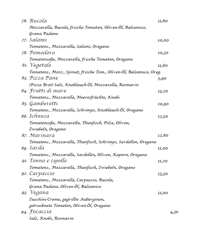 Menu_Restaurant La Taverna_Gütersloh_image_3