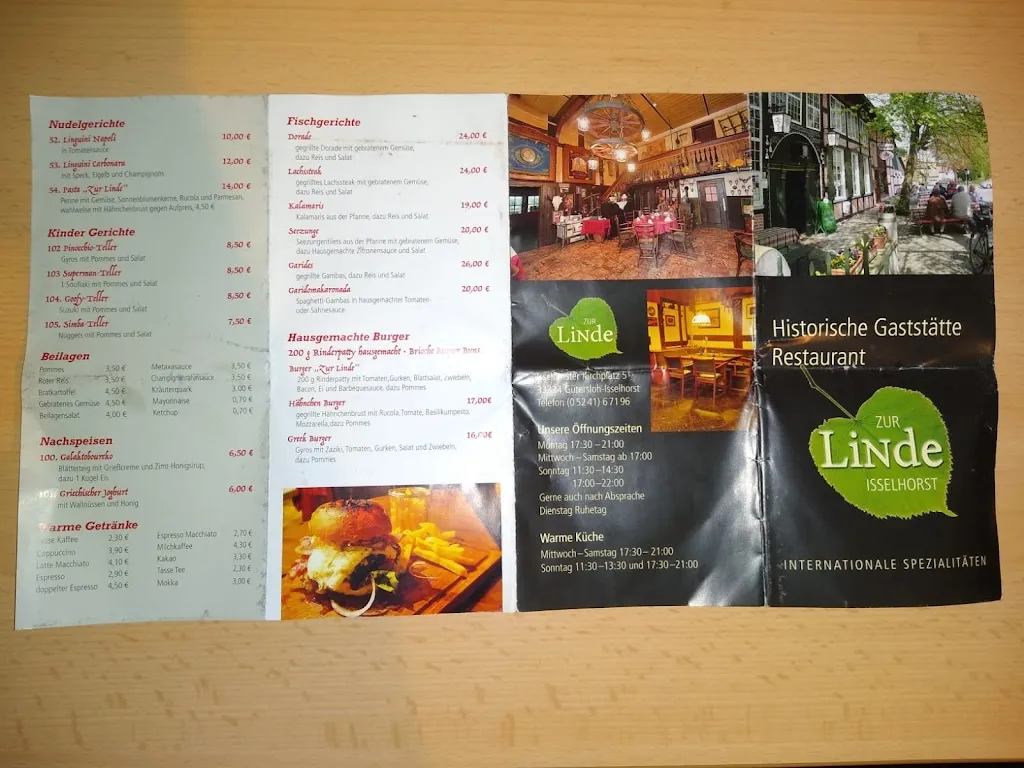 Menu_Historische Gaststätte Restaurant „Zur Linde“ - Gütersloh_Gütersloh_image_2