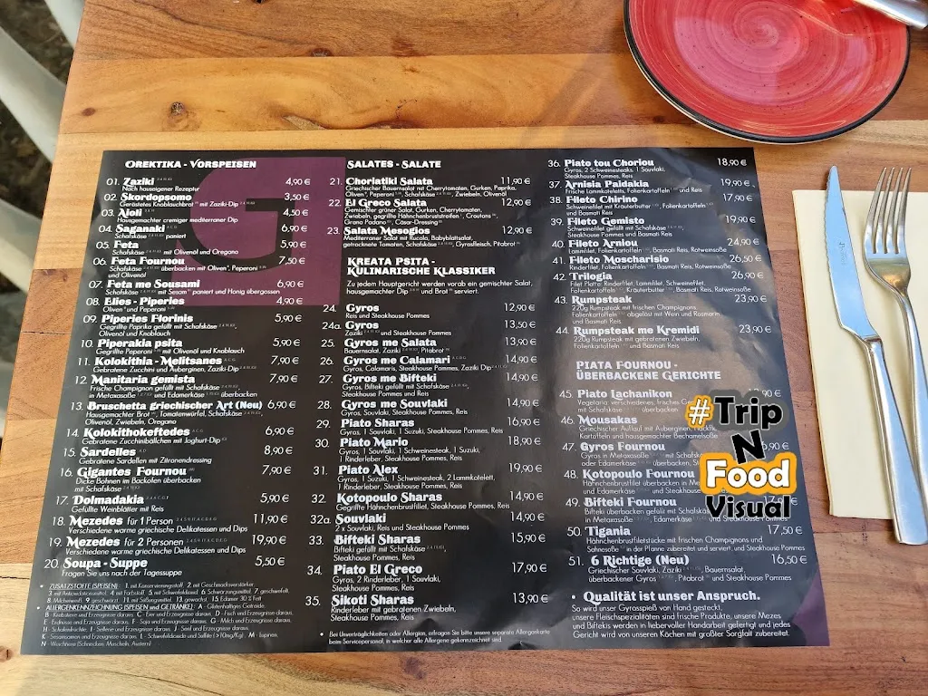 Menu_El Greco_Gütersloh_image_1