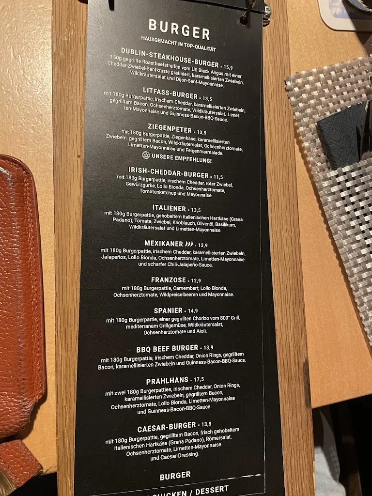 Menu_Litfass - Irish Pub, 800° Steakhouse & Burgergrill_Halver_image_2