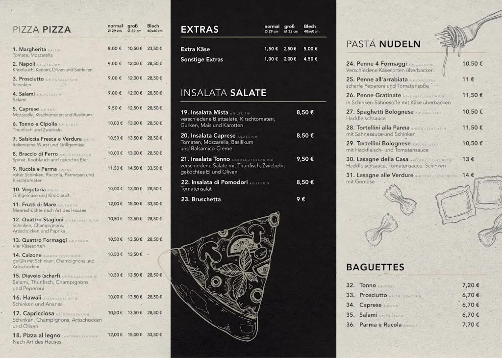 Menu_Trattoria Arrivo im Kulturbahnhof Halver_Halver_image_1