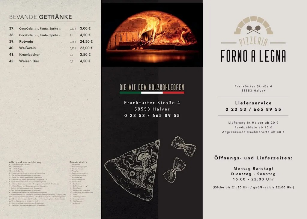 Menu_Trattoria Arrivo im Kulturbahnhof Halver_Halver_image_2