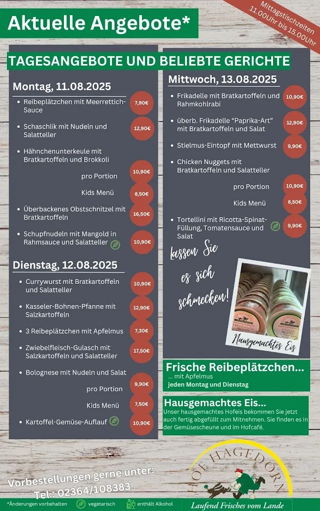 Menu_Hagedorn farm / ham dish, vegetables, Cafe_See_image_2