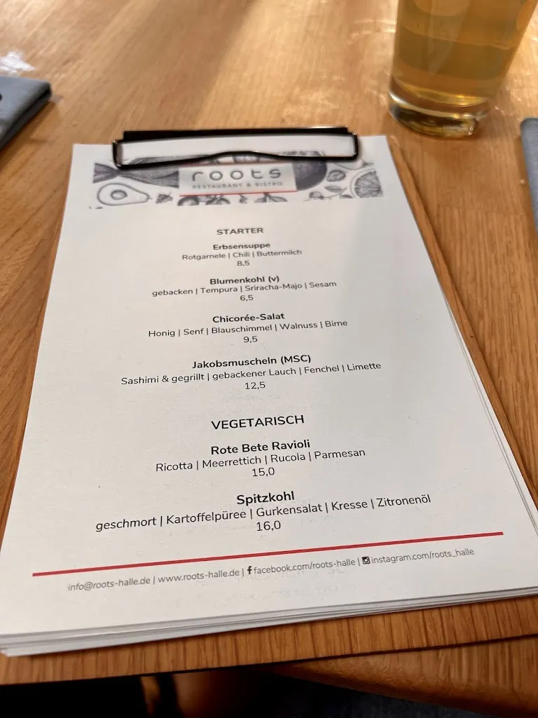 Menu_Restaurant roots_(Saale)_image_1