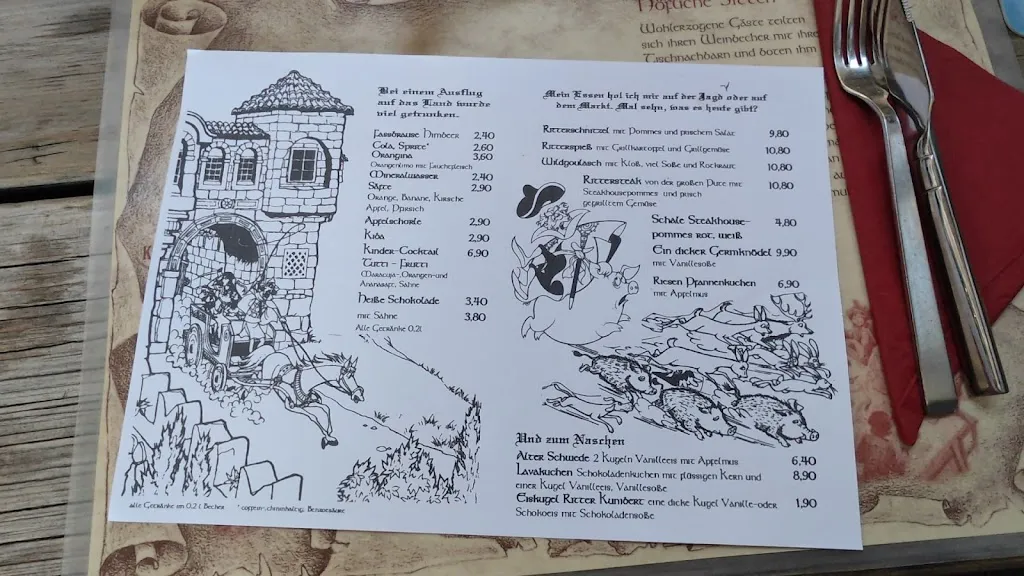 Menu_Mittelalterliche Burgschänke Zum Ritter / Halle (Saale)_(Saale)_image_1
