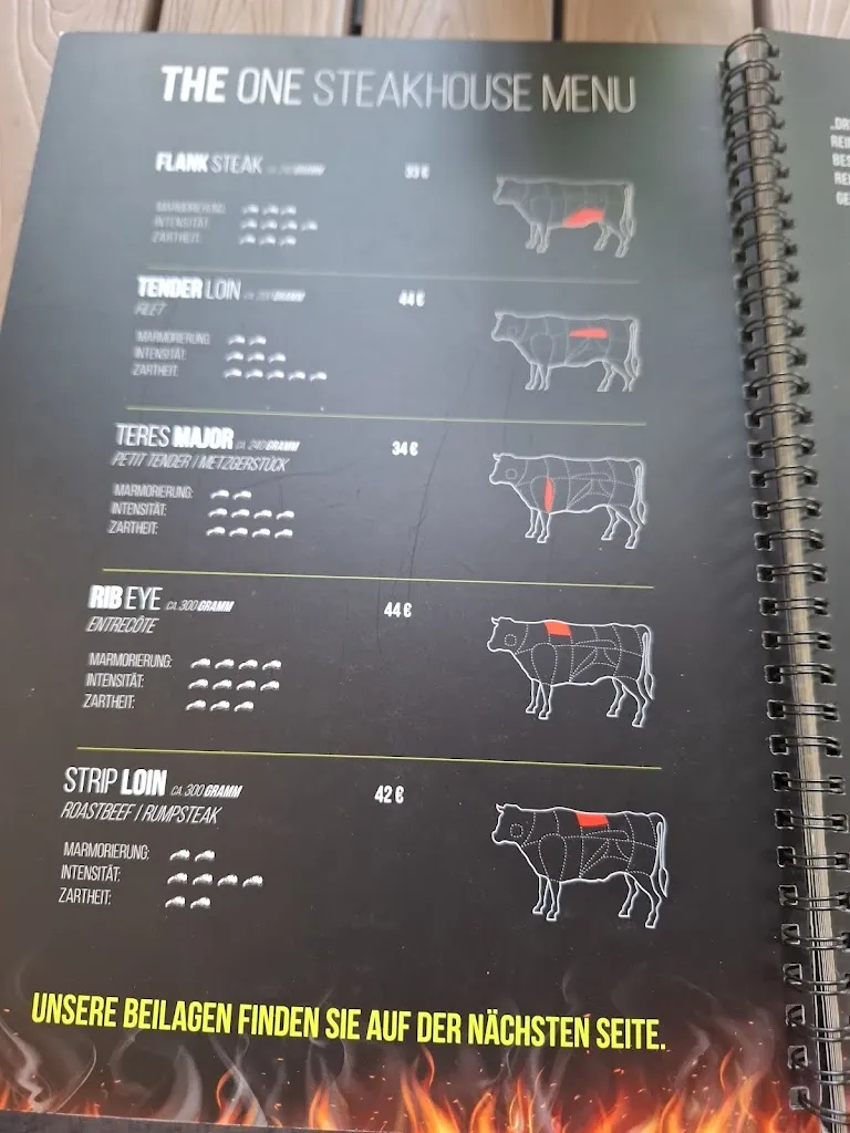 Menu_The One BAR/BQ Burger, Steaks and Cocktails__image_2