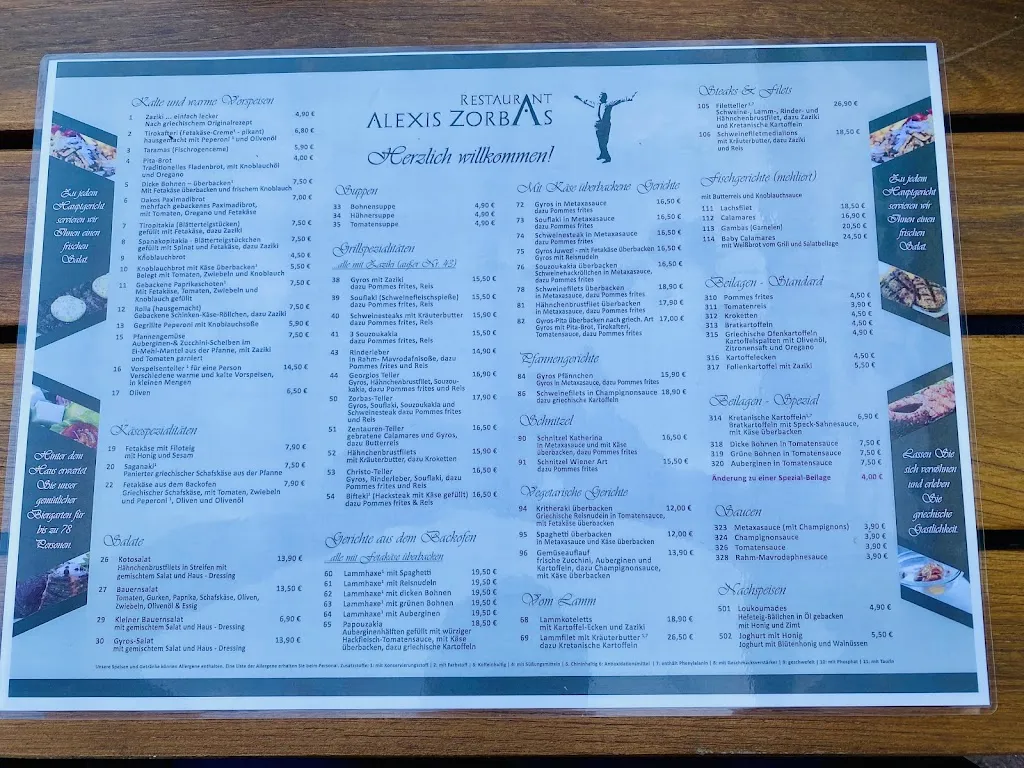 Menu_Alexis Zorbas_(Saale)_image_1