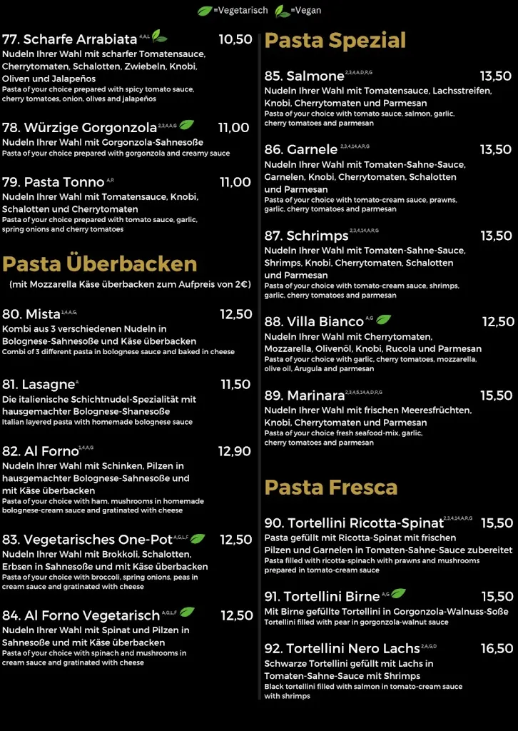 Menu_Restaurant Villa Bianco 