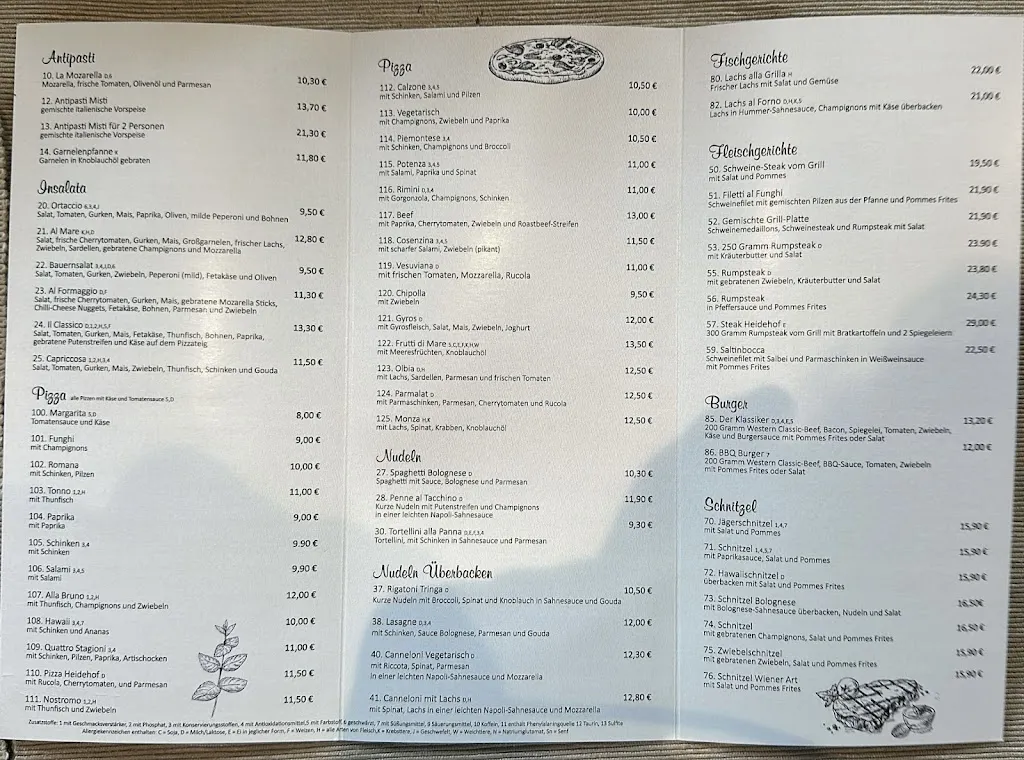 Menu_Gaststätte Heidehof_Harsewinkel_image_1