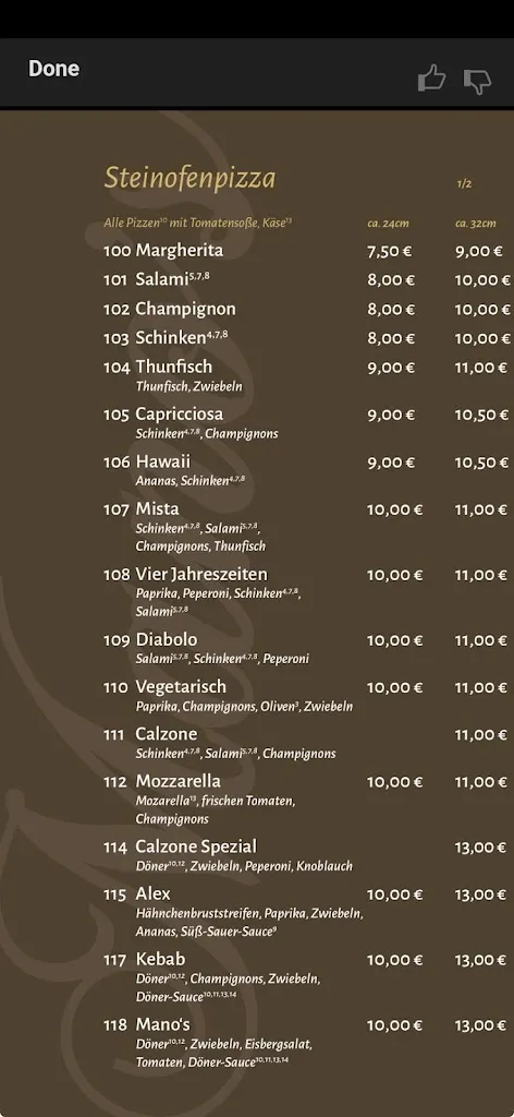 Menu_Mano's Grill House_Harsewinkel_image_2