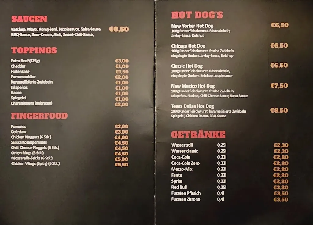 Menu_Range of Burger - Harsewinkel_Harsewinkel_immagine_2