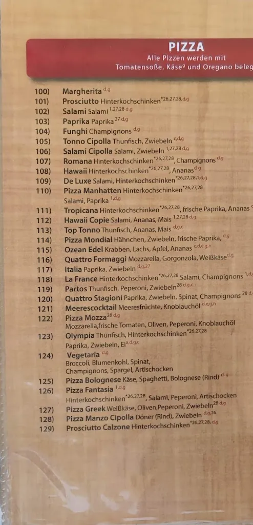 Menu_Pizzeria Mon Dial Harsewinkel / Pizza , Pasta , Salate und mehr..._Harsewinkel_image_2