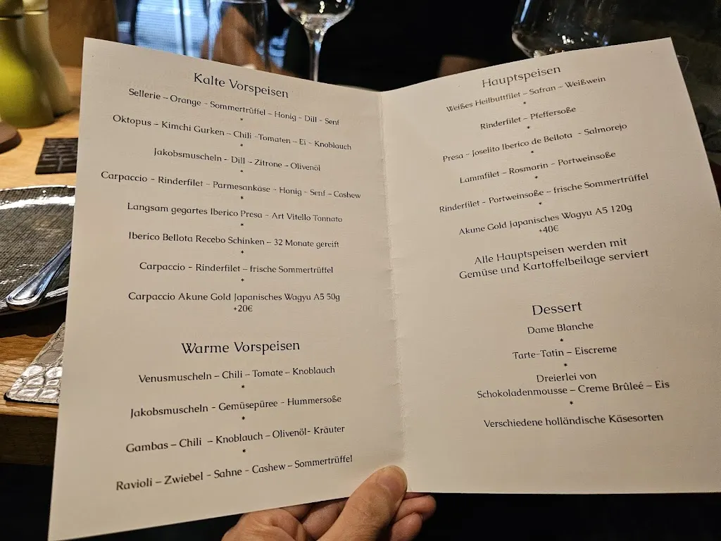 Menu_Restaurant One & Only_Aachen_image_1