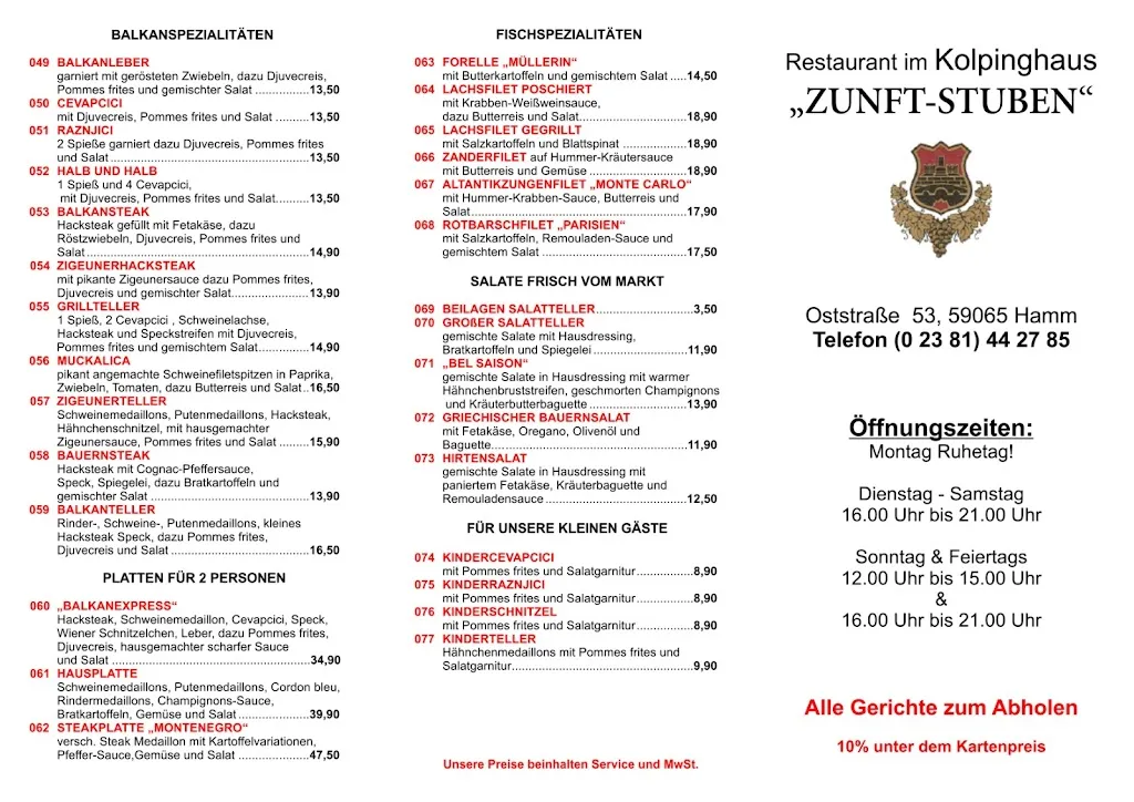 Menu_Zunftstuben-Kolpinghaus_Hamm_immagine_1