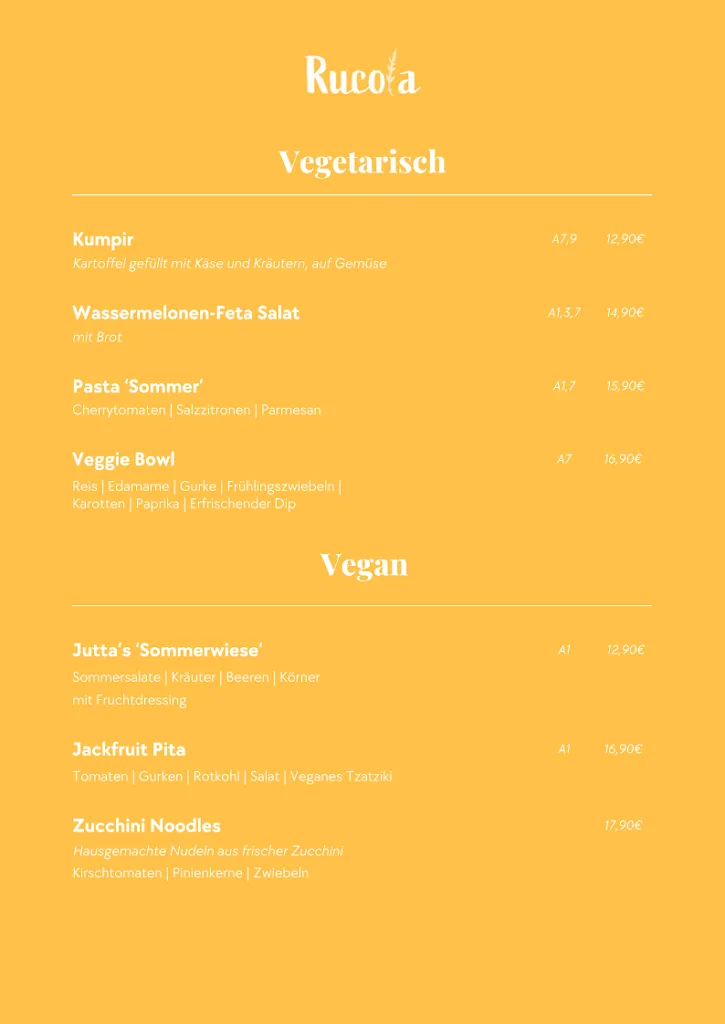 Menu_Rucola - Gastlichkeit in Hamm_Hamm_immagine_1