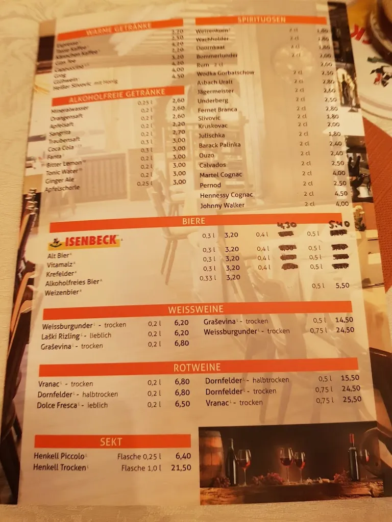 Menu_Restaurant ISENBECK DEELE - Hamm_Hamm_immagine_1