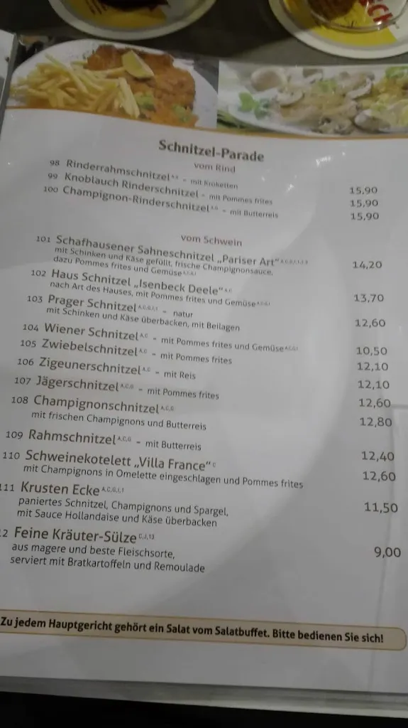 Menu_Restaurant ISENBECK DEELE - Hamm_Hamm_immagine_4