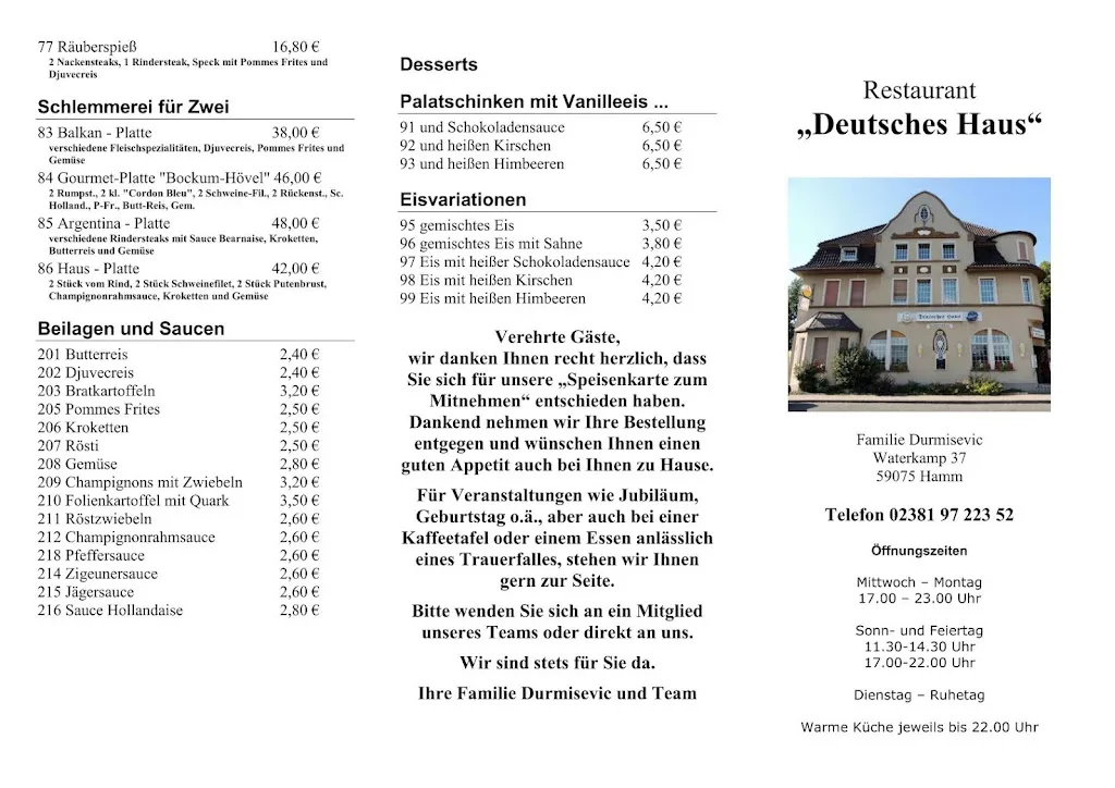 Menu_Restaurant Deutsches Haus_Hamm_image_1