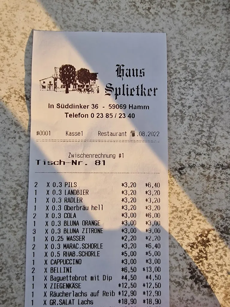 Menu_Haus Splietker_Hamm_immagine_1