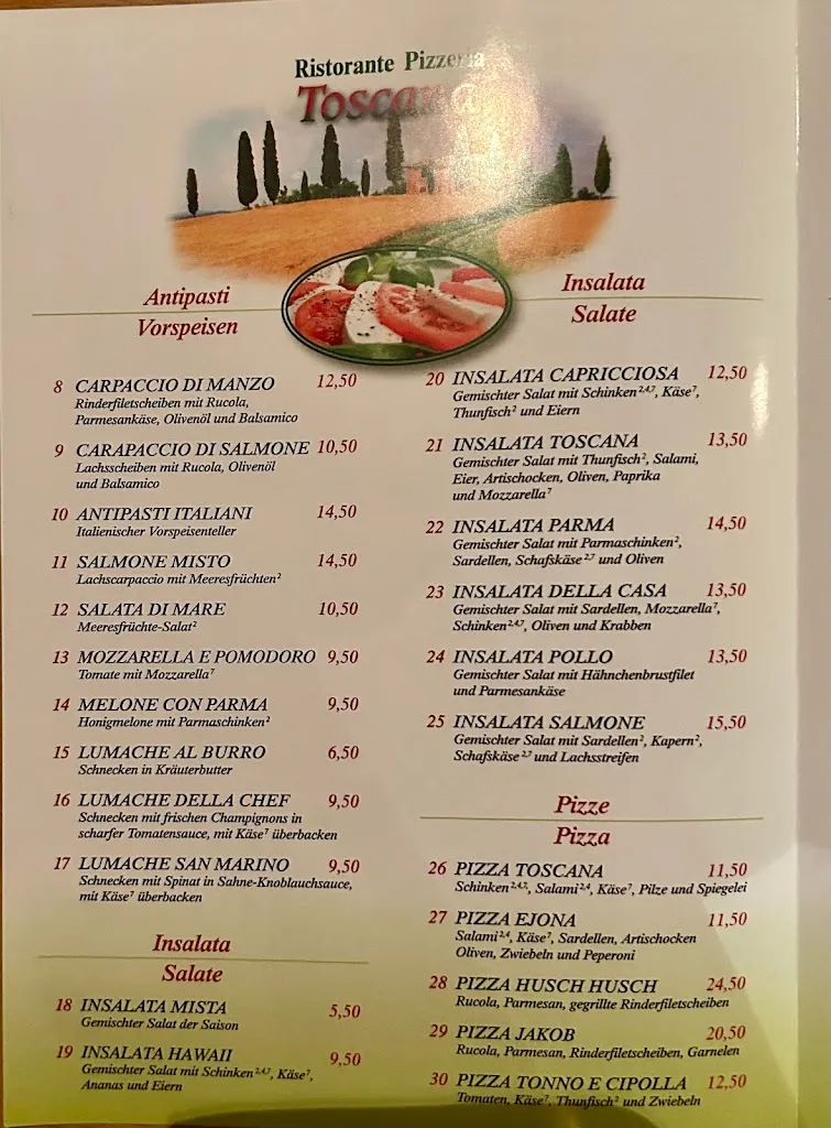Menu_Ristorante Toscana - Hamm_Hamm_image_1